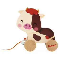 Outlet Janod Vache à promener Marron