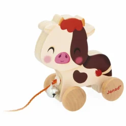 Outlet Janod Vache à promener Marron