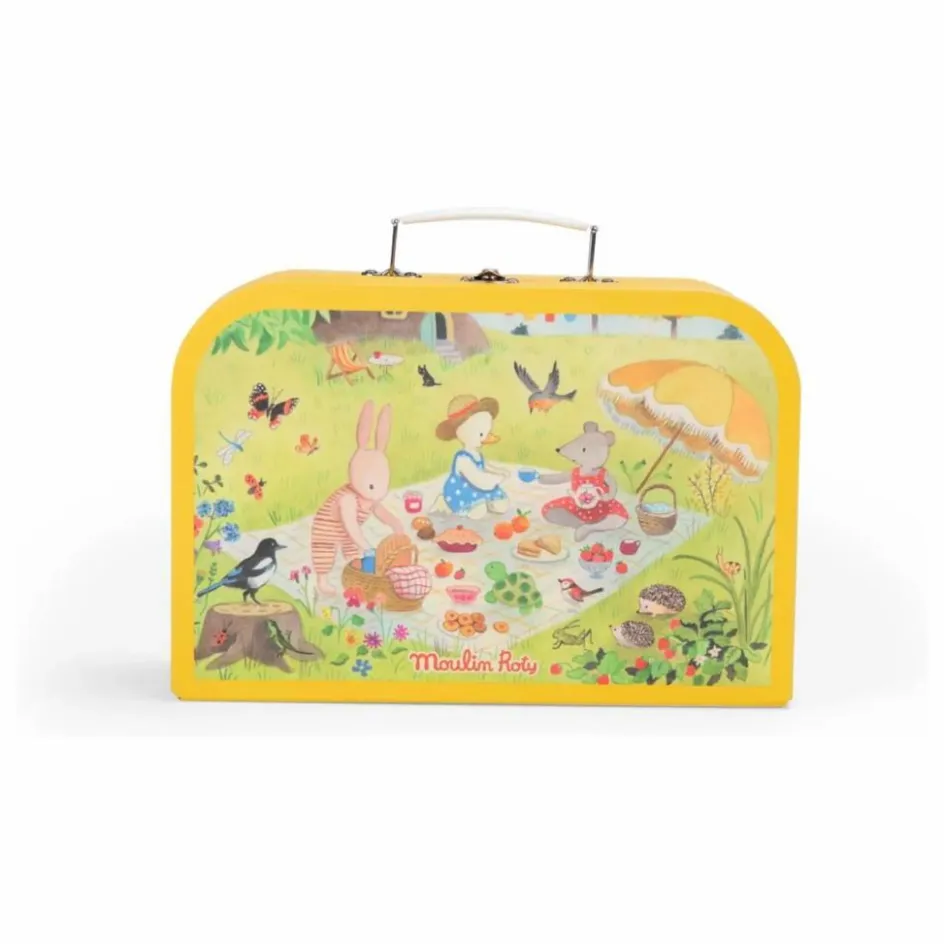 Moulin Roty Cuisines, Marchandes*Valise thé métal La Grande Famille