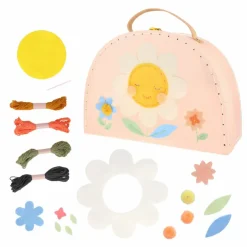 New Meri Meri Valisette avec fleurs brodées Multicolore