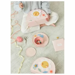 New Meri Meri Valisette avec fleurs brodées Multicolore