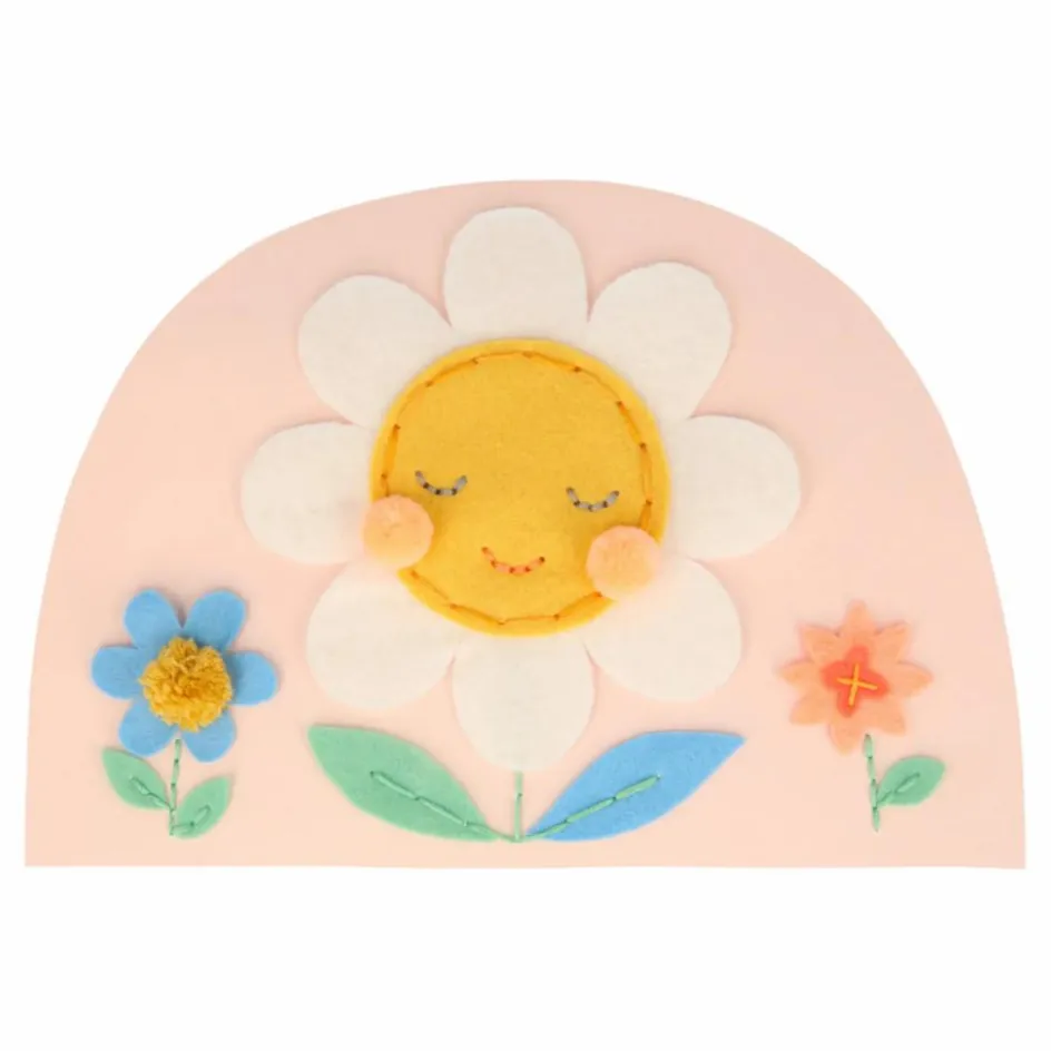 New Meri Meri Valisette avec fleurs brodées Multicolore