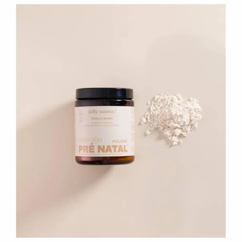Jolly Mama Compléments Alimentaires|Compléments Alimentaires*Vanilla Mama Poudre choline et collagène - 15 jours de cure