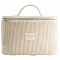 New Bachca Vanity en velours | Rose poudré