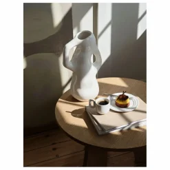 Broste Copenhagen Vase en grès Isolde | Blanc