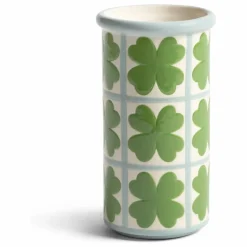 &Klevering Vases, Objets Déco*Vase en grès Trèfles |