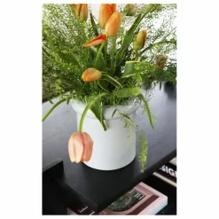 Hot &Klevering Vase en grès Turban | Bleu Clair