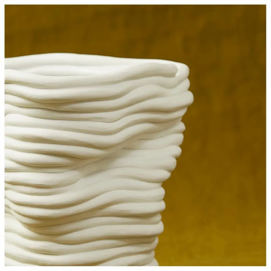 Online Cole & Cinder Vase Silk | Blanc