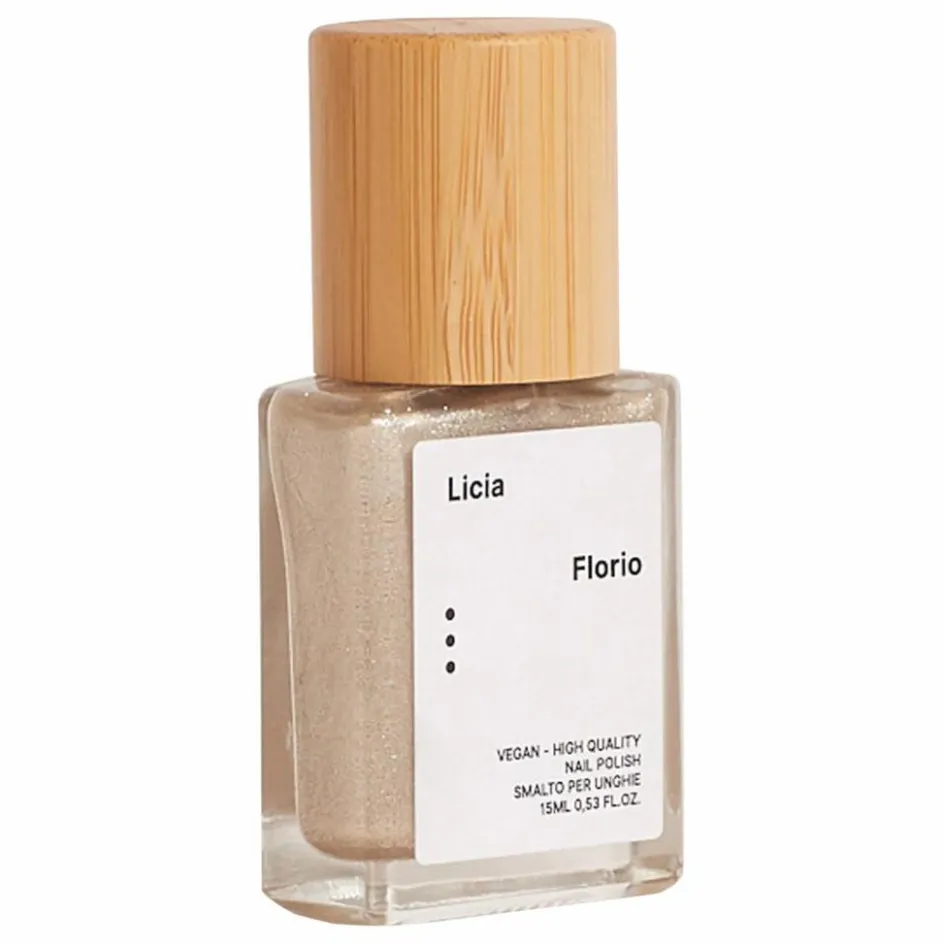 New Licia Florio Vernis à ongles Mother of Pearl - 15 ml | Argenté