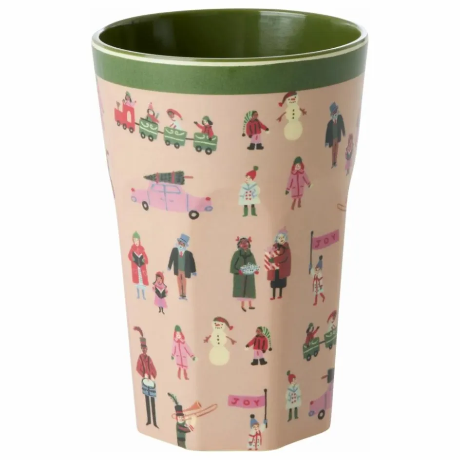 Sale Rice Verre en mélamine Holiday | Rose pâle