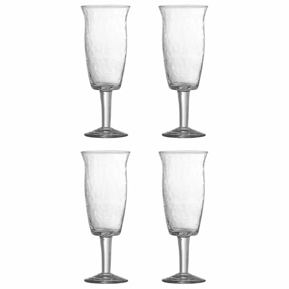 Sale Verres à vin Asha en verre recyclé - Set de 4 | Art De La Table