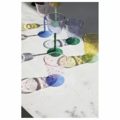 Sale &Klevering Verres Dot - Set de 2 | Jaune