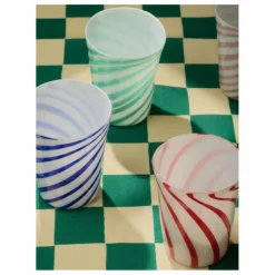 New Bitossi Verres en verre soufflé Bachette Viola - Set de 2 | Rose