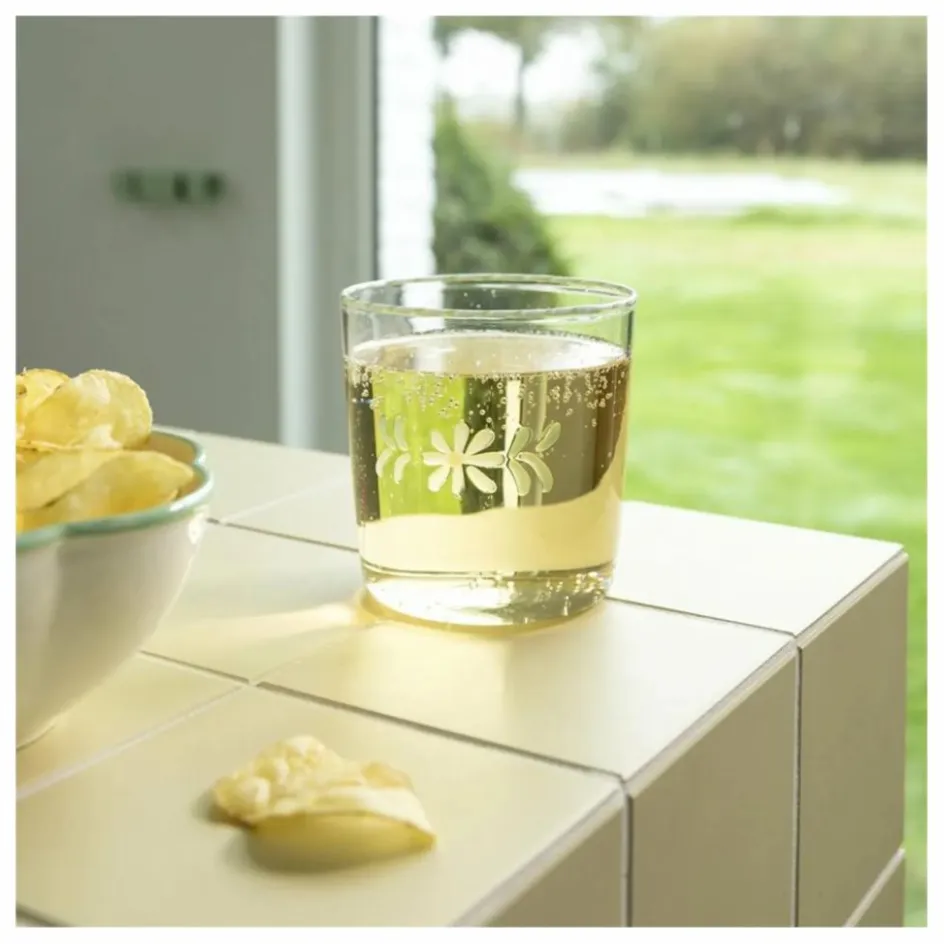 &Klevering Verres Flora - Set de 2 | Blanc