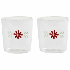 &Klevering Verres Flora - Set de 2 || Art De La Table