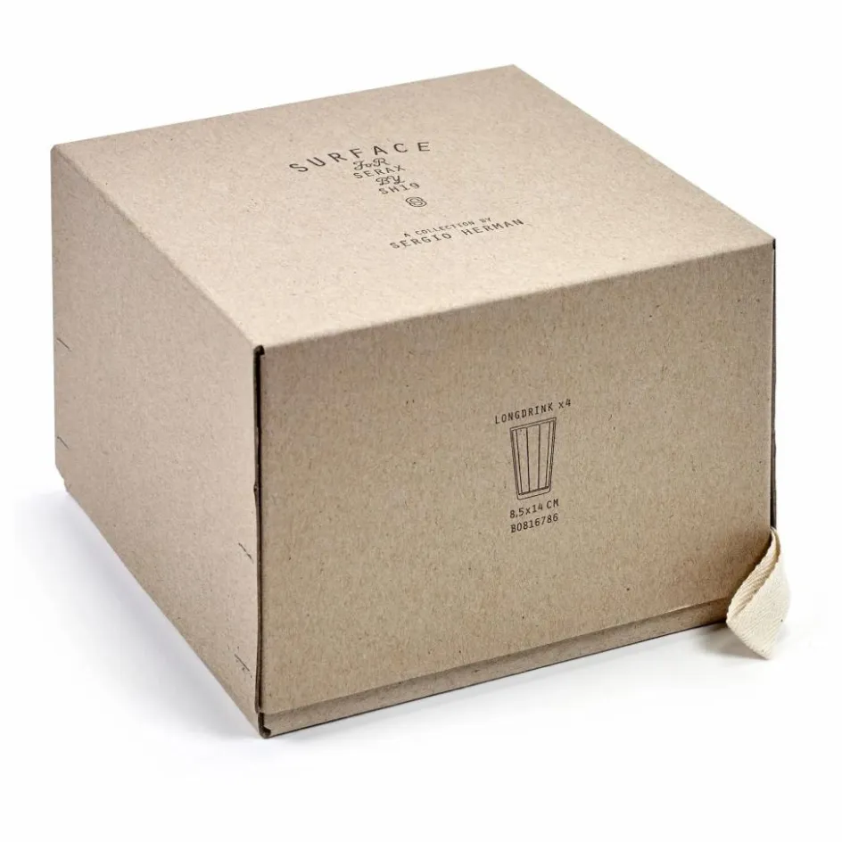 Serax Verres Surface - Set de 4| Art De La Table