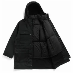 Sale Taion Veste à Capuche Volume Down | Noir