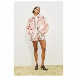 Alémais Veste Akia Denim | Rose