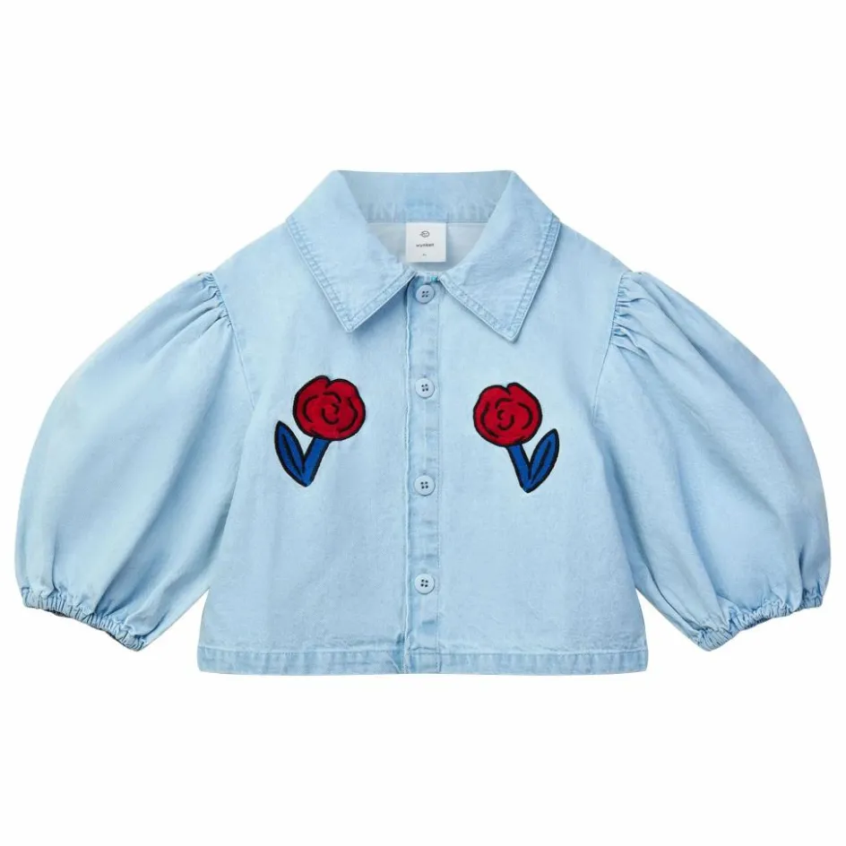 Outlet Wynken Veste Boléro Annka Denim | Bleu Clair