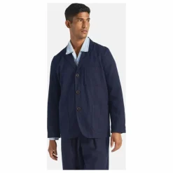Best Universal Works Veste Boutonnée Moleskine | Bleu marine