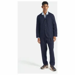 Best Universal Works Veste Boutonnée Moleskine | Bleu marine