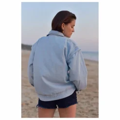 New Veste Camille Denim - Collection Femme | Femme Vestes, Blousons