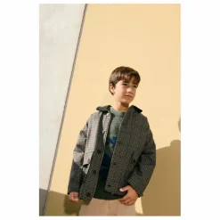 Tangerine Veste Carreaux Laine ||Enfant Manteaux, Blousons|Manteaux, Blousons