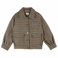 Femme Emile et Ida Vestes, Blousons*Veste Cassie Pied de Poule Laine |