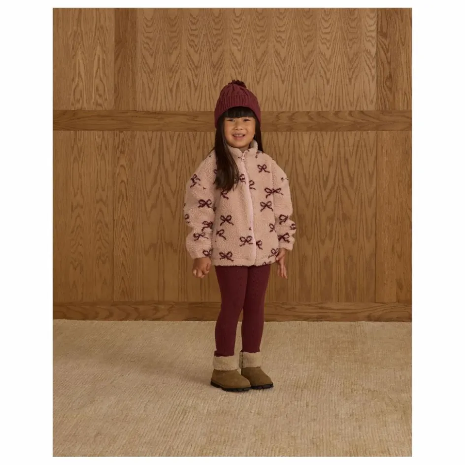 Rylee + Cru Veste Coco Sherpa | Rose