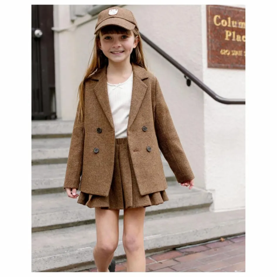 Rylee + Cru Veste Croisée Mini ||Enfant Manteaux, Blousons