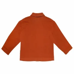 Discount the new society Veste David Popeline de Coton Bio | Caramel
