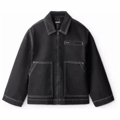 Outlet Molo Veste Denim Hetson Coton Bio | Denim noir