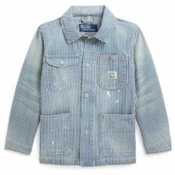 Sale Ralph Lauren Veste Rayée | Denim