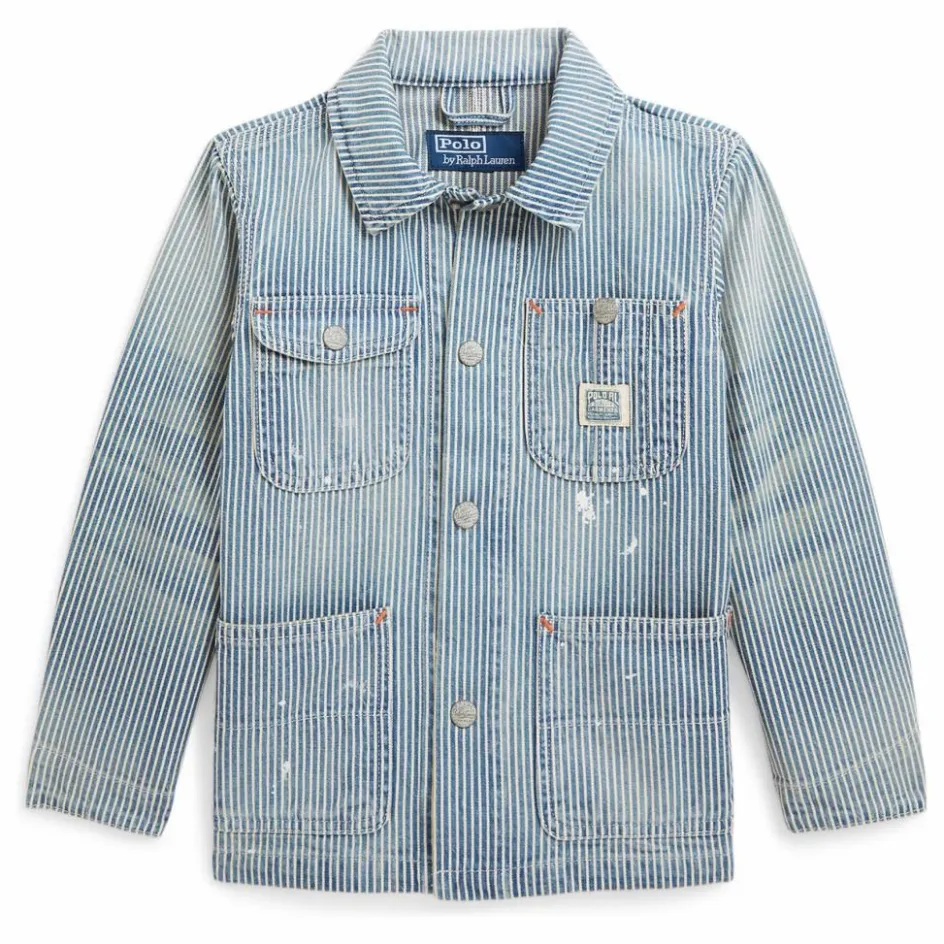 Sale Ralph Lauren Veste Rayée | Denim