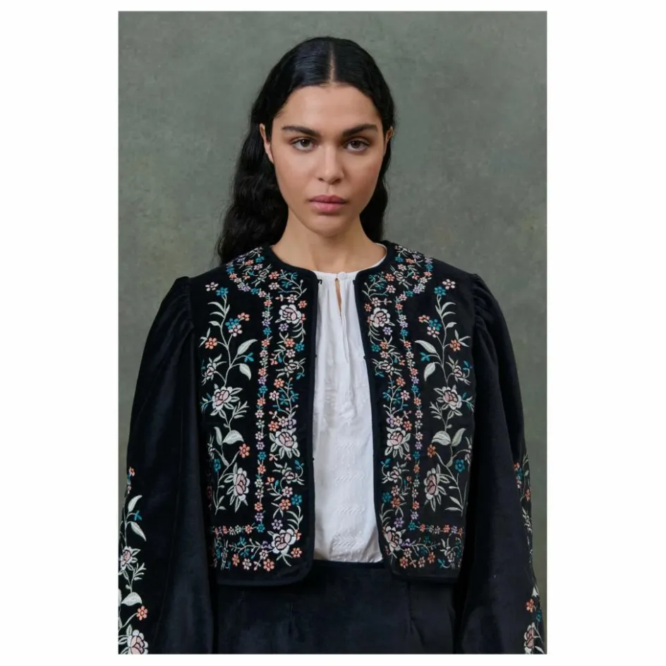 Louise Misha Veste Duras Velours - Collection Femme ||Femme Vestes, Blousons