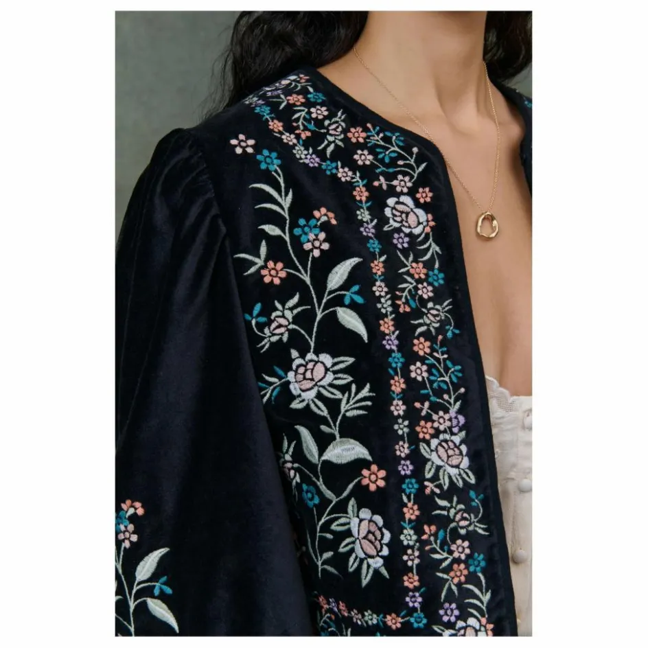 Louise Misha Veste Duras Velours - Collection Femme ||Femme Vestes, Blousons