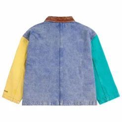 Enfant Bobo Choses Manteaux, Blousons|Manteaux, Blousons*Veste en Jean Colorblock Coton Bio |