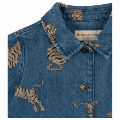 Konges Sløjd Veste en Jean Magot Tigres Coton Bio ||Enfant Manteaux, Blousons|Manteaux, Blousons, Pilotes