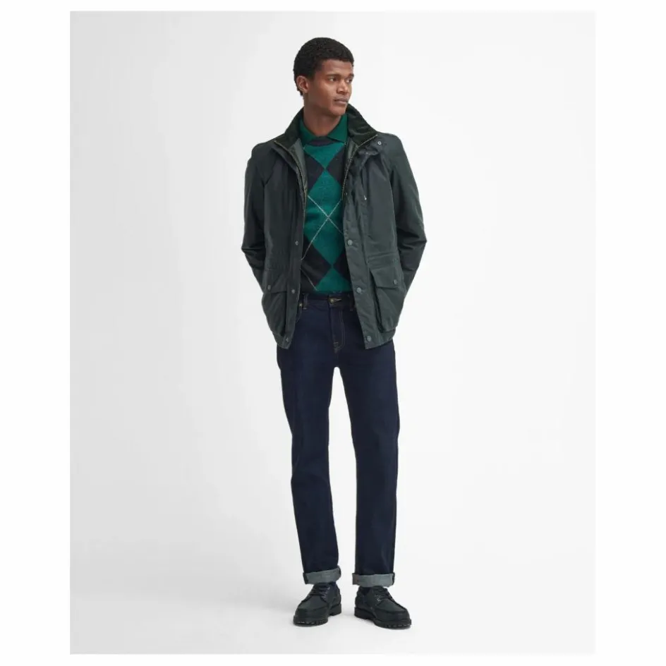 Barbour Veste Falstone Wax ||Homme Doudounes, Parkas, Vestes