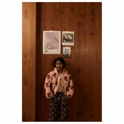 Enfant Hello Simone Manteaux, Blousons*Veste Façon Sherpa Bear Fleurie |