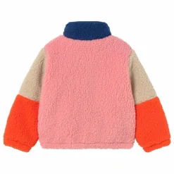 Hot Tinycottons Veste Façon Sherpa Colorblock | Bleu