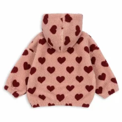 Enfant Konges Sløjd Manteaux, Blousons|Manteaux, Blousons, Pilotes*Veste Façon Sherpa Jody Coeurs Fibres Recyclées |