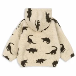 Enfant Konges Sløjd Manteaux, Blousons|Manteaux, Blousons, Pilotes*Veste Façon Sherpa Jody Dinosaures Fibres Recyclées |