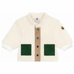 Petit Bateau Veste Façon Sherpa Poches Contrastées || Manteaux, Blousons, Pilotes