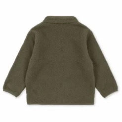 Clearance Konges Sløjd Veste Façon Sherpa Thermy Citron | Vert kaki