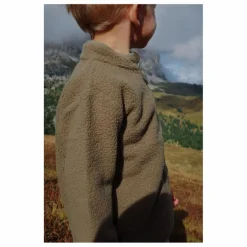 Clearance Konges Sløjd Veste Façon Sherpa Thermy Citron | Vert kaki