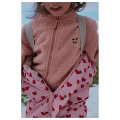 Konges Sløjd Veste Façon Sherpa Thermy Cerises ||Enfant Manteaux, Blousons|Manteaux, Blousons, Pilotes