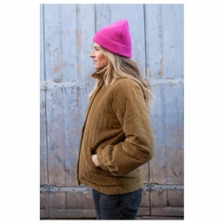 Hot Marlot Paris Veste Fourrée Coton Velours Matelassé Rita - Collection Femme | Bronze