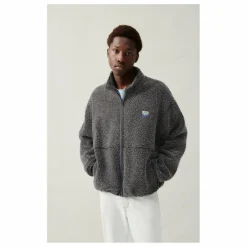Hot American Vintage Veste Hoktown Fibres Recyclées | Gris anthracite
