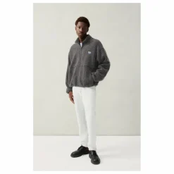 Hot American Vintage Veste Hoktown Fibres Recyclées | Gris anthracite